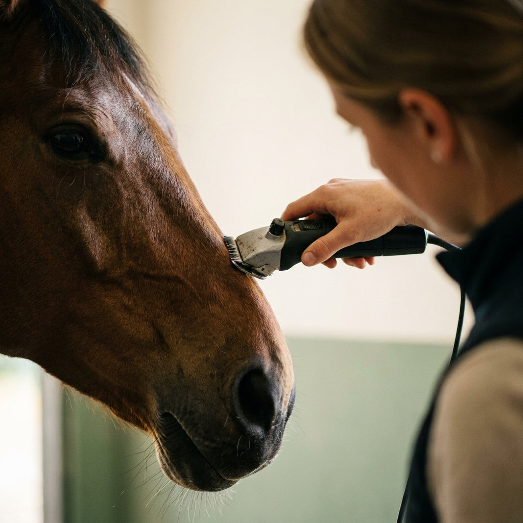Tondeuse finition pour cheval