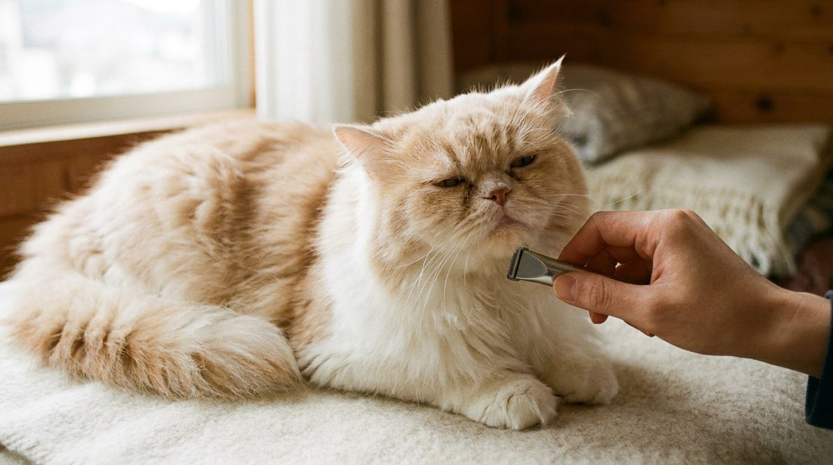 Tondeuse pour chat persan