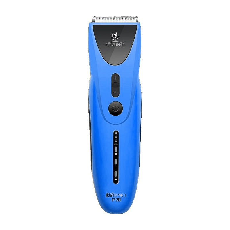 Bleu - tondeuse rechargeable silencieuse pour chiens et chats portable