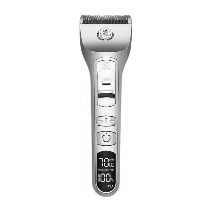 Tondeuse chien sans fil - écran LCD, recharg, photo du produit sur fond blanc