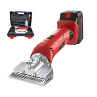 Rouge (2) - tondeuse electrique sans fil 1200 w pour chevaux