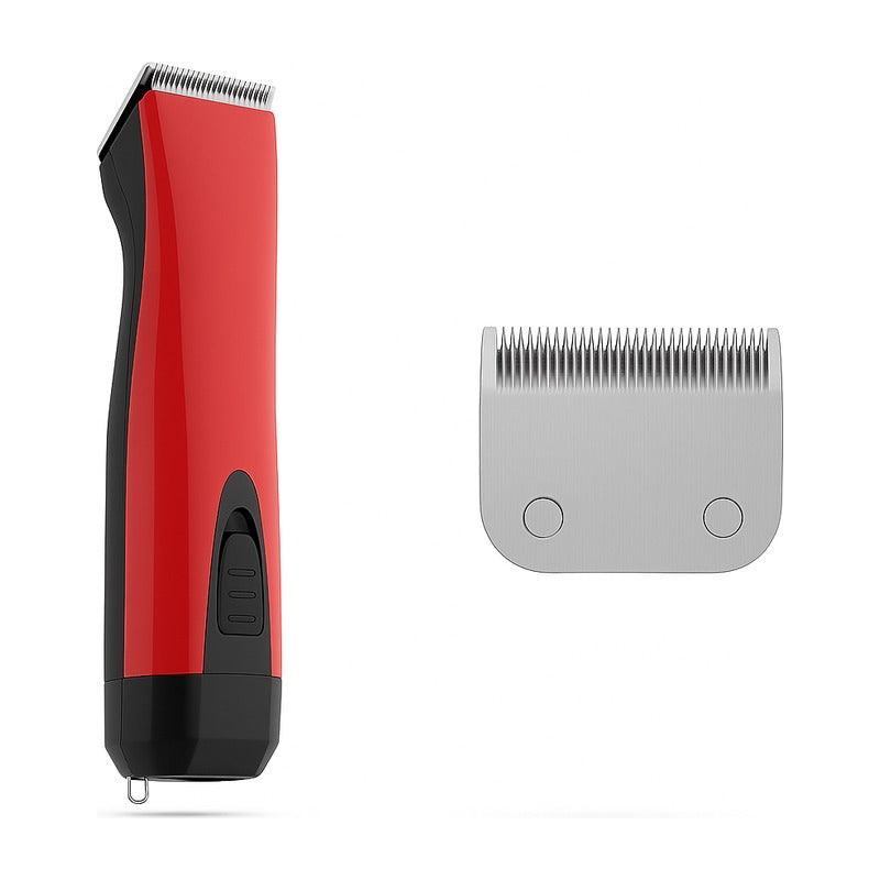 Rouge - tondeuse electrique sans fil rechargeable pour chiens et chats