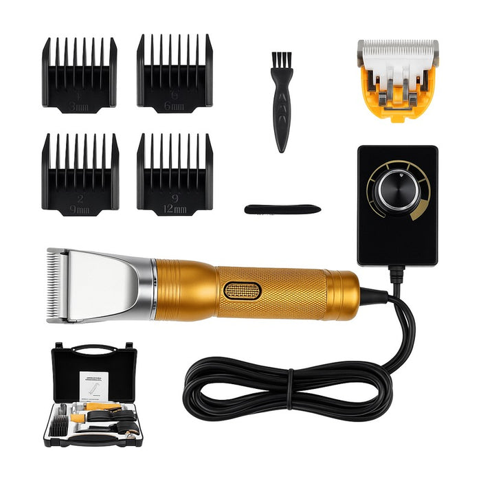 Tondeuse électrique 350W pour chiens, chats, lapins et moutons sur fond blanc