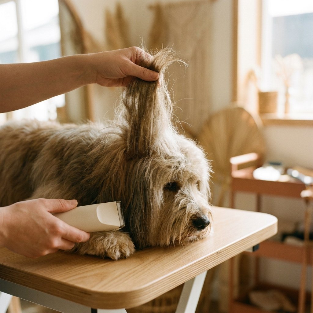 Un toilettage adapté aux chiens sensibles
