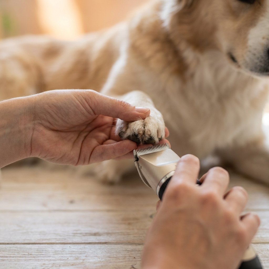 Toiletter les pattes sans contrainte de fil