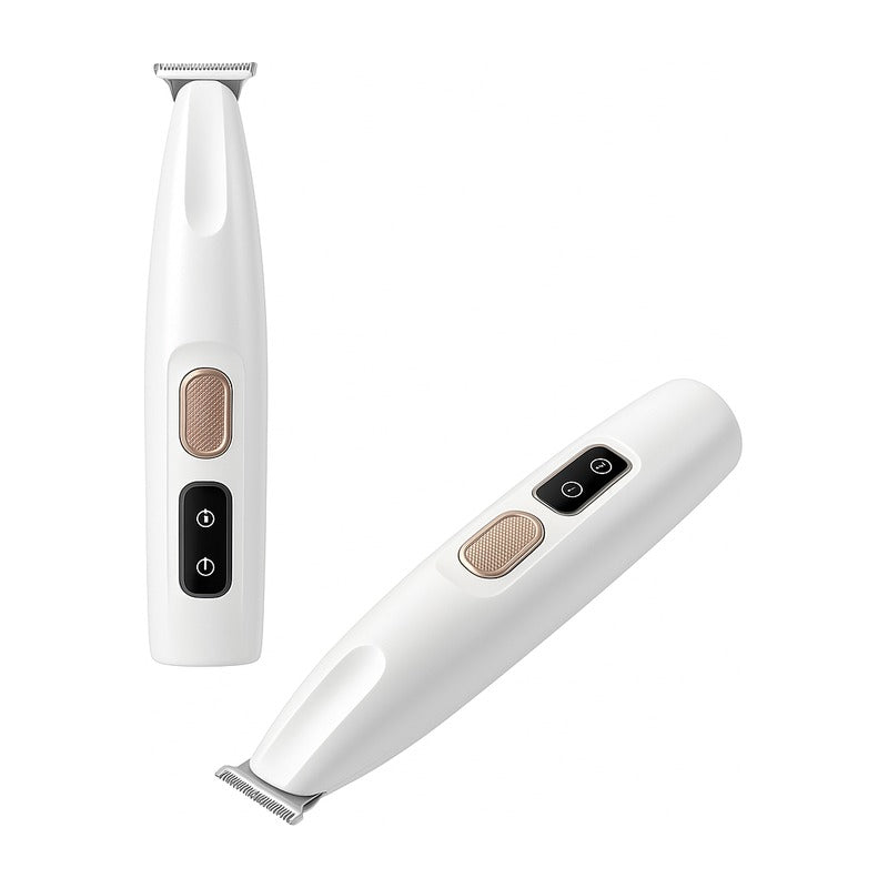 Tondeuse rechargeable USB pour pattes de chiens et chats 18 mm sur fond blanc