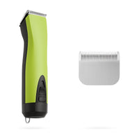 Vert - tondeuse sans fil rechargeable pour chien lame detachable acier