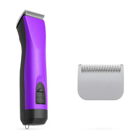 Violet - tondeuse sans fil rechargeable pour chien lame detachable acier